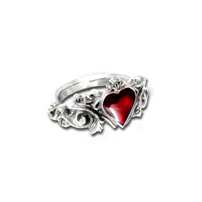 Alchemy - Betrothal Bague - Couleur argent/Rouge